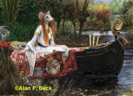 The Mouse of Shalott art bt Alan F. Beck
