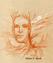 H.P. Tree art by Alan F. Beck