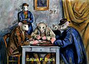 Card Player Mice art by Alan F. Beck