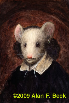 Willmouse Shakespeare art by Alan F. Beck